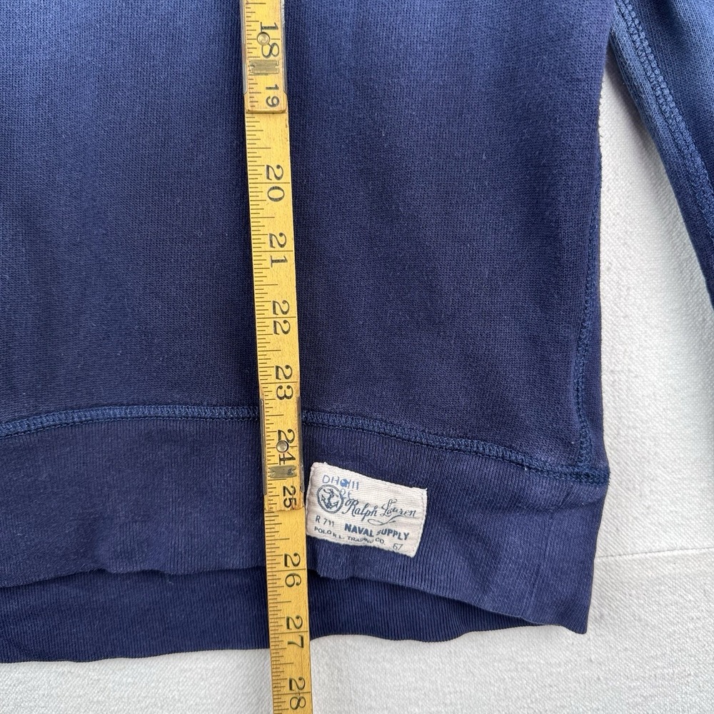 Polo Ralph Lauren RLYC Boys XL 18-20 Navy Ombré Sweatshirt Sailing Yacht Club - Picture 11 of 13
